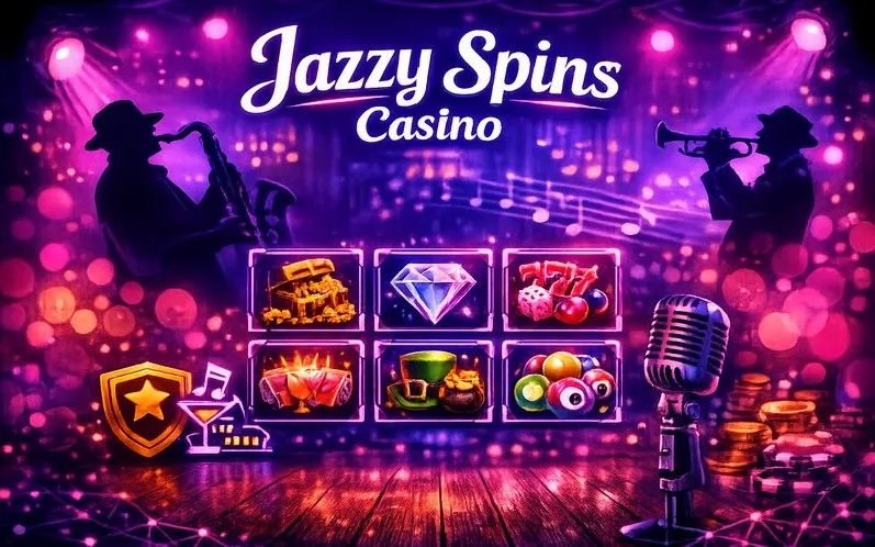 Jazzy Spins Casino home hero banner